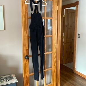 Black overalls